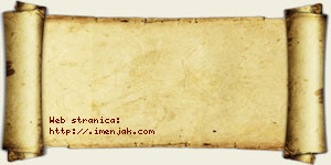 Isidora Miljković vizit kartica